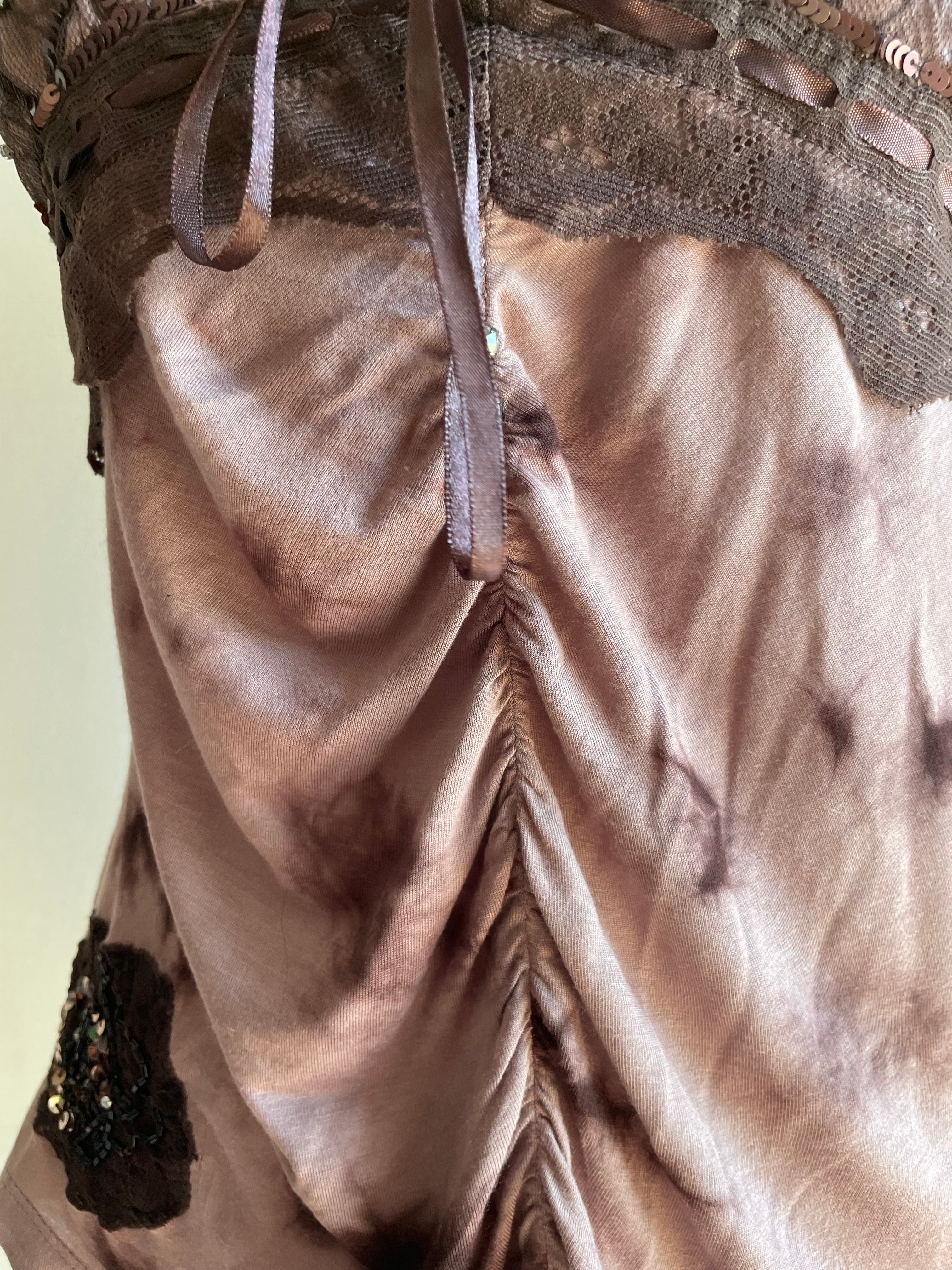 Morgan de toi beaded halterneck