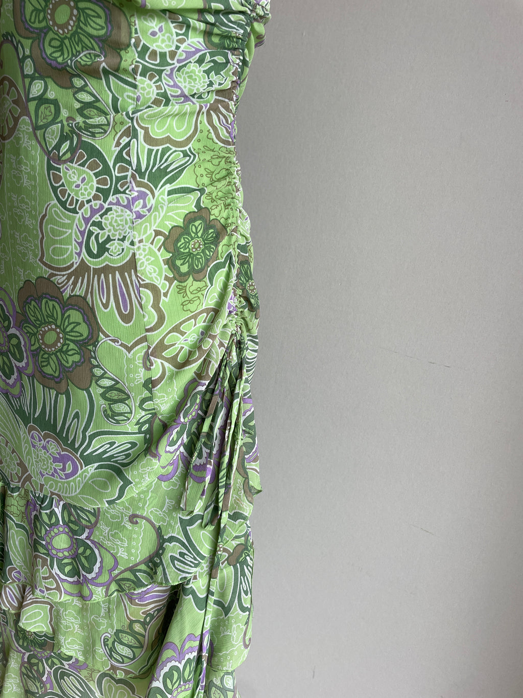 Fairy green paisley dress