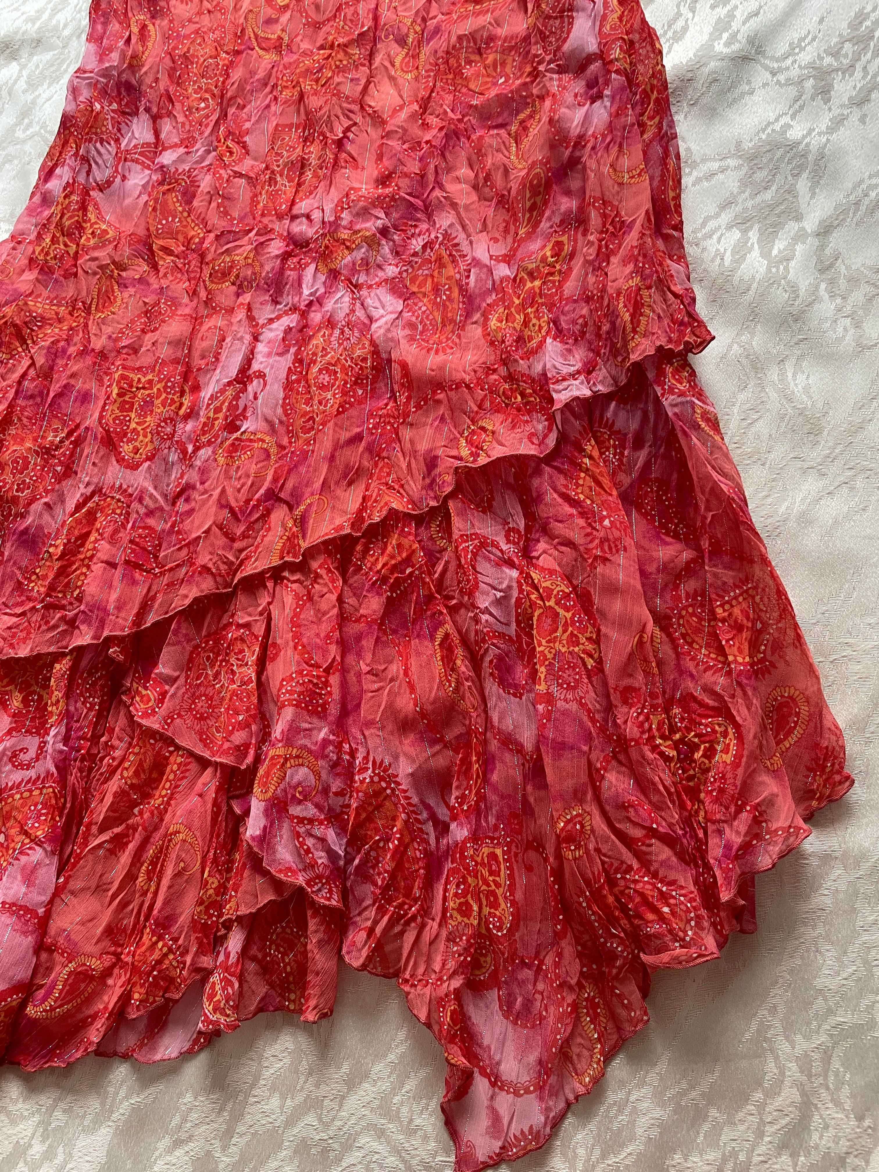 Sunset fairy halterneck dress