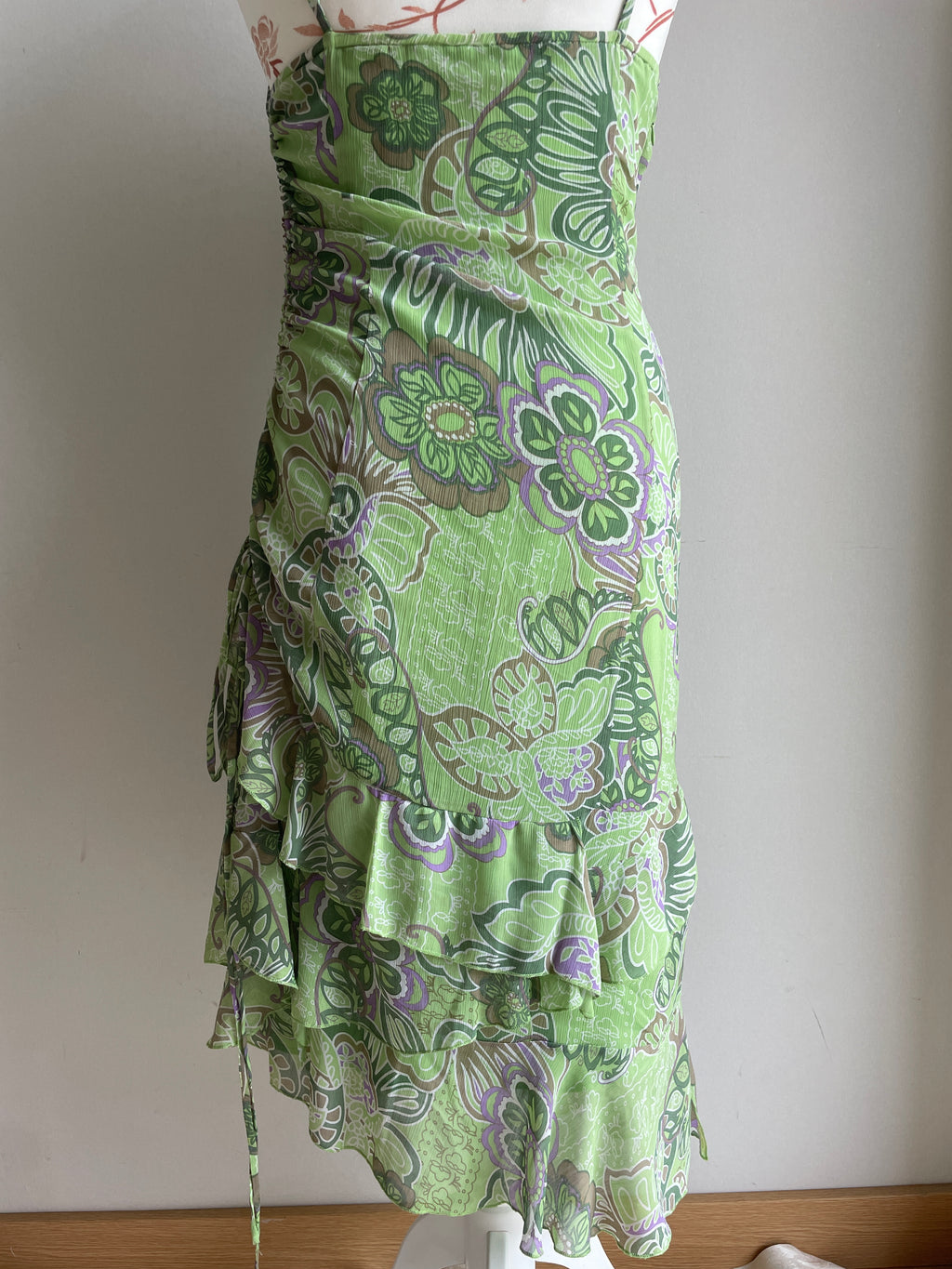 Fairy green paisley dress