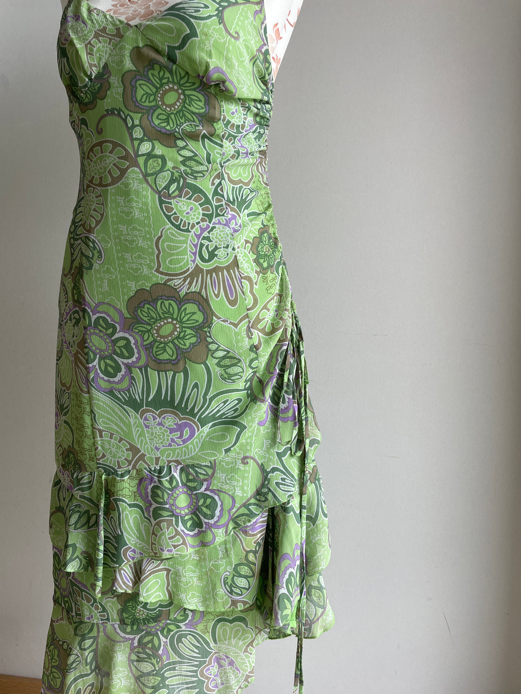Fairy green paisley dress