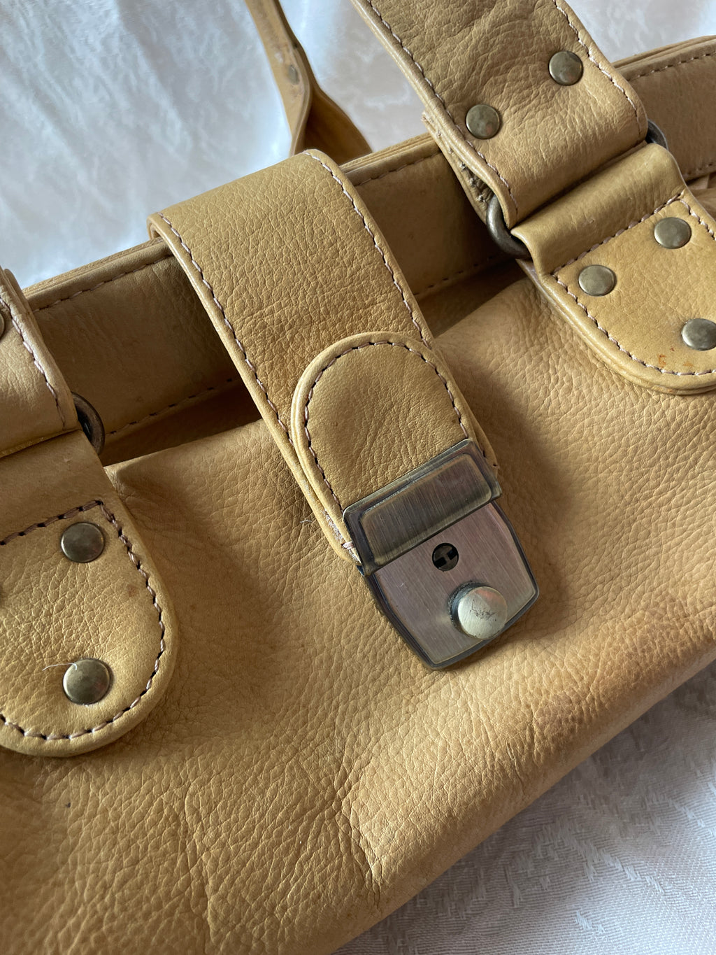 Italian vintage leather handbag