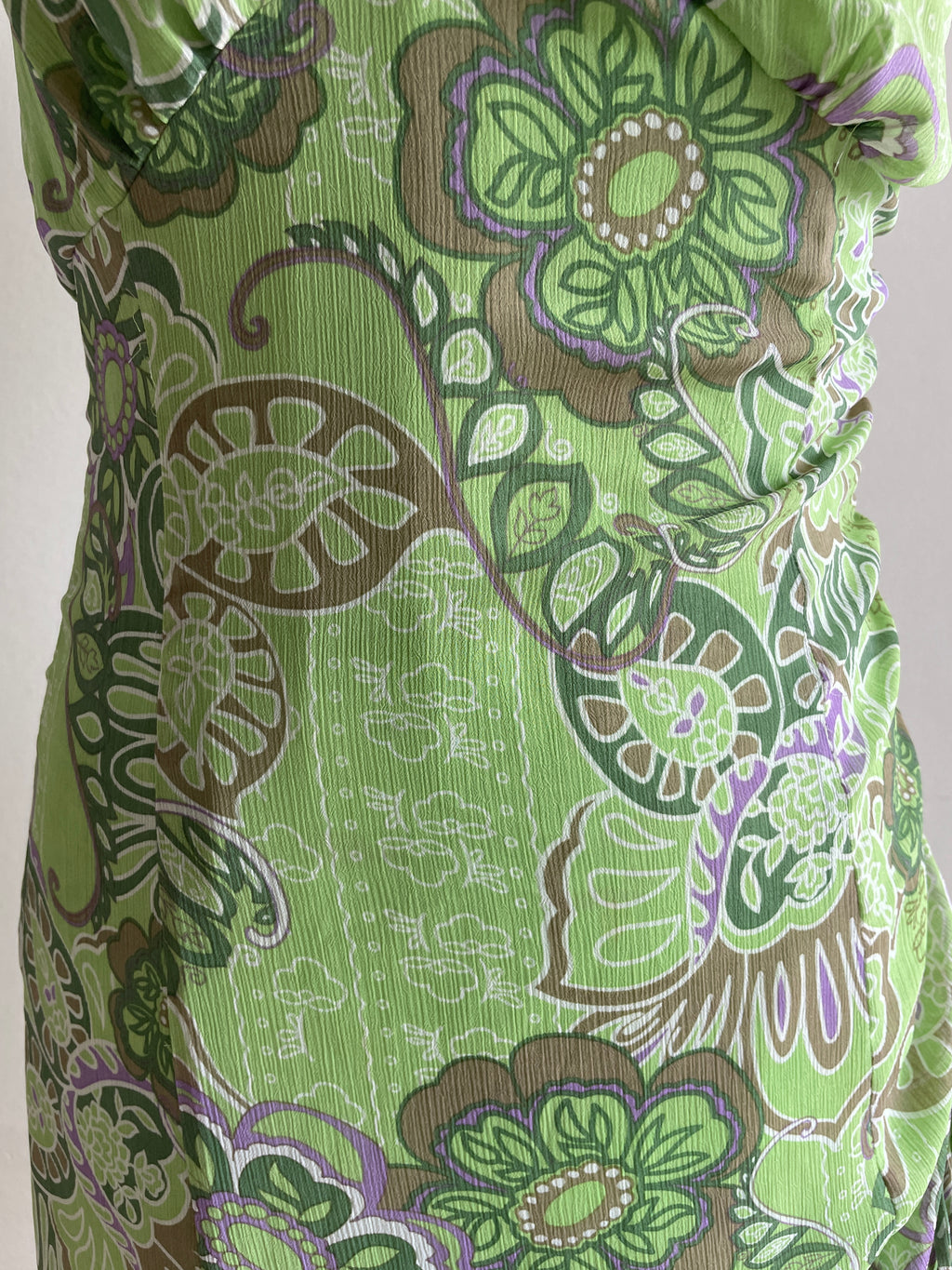 Fairy green paisley dress