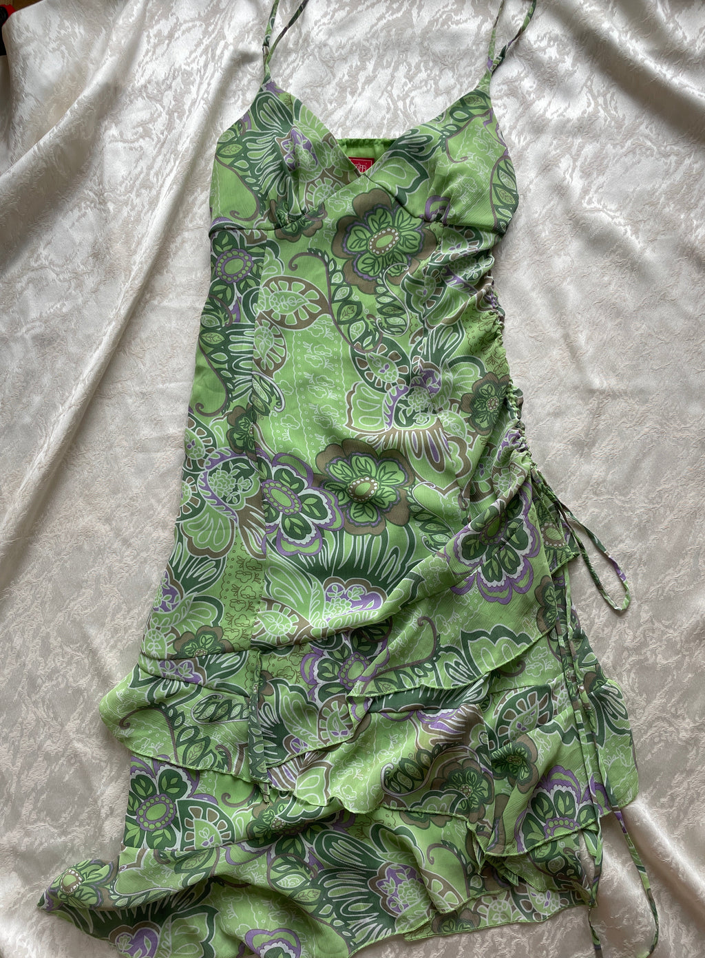 Fairy green paisley dress