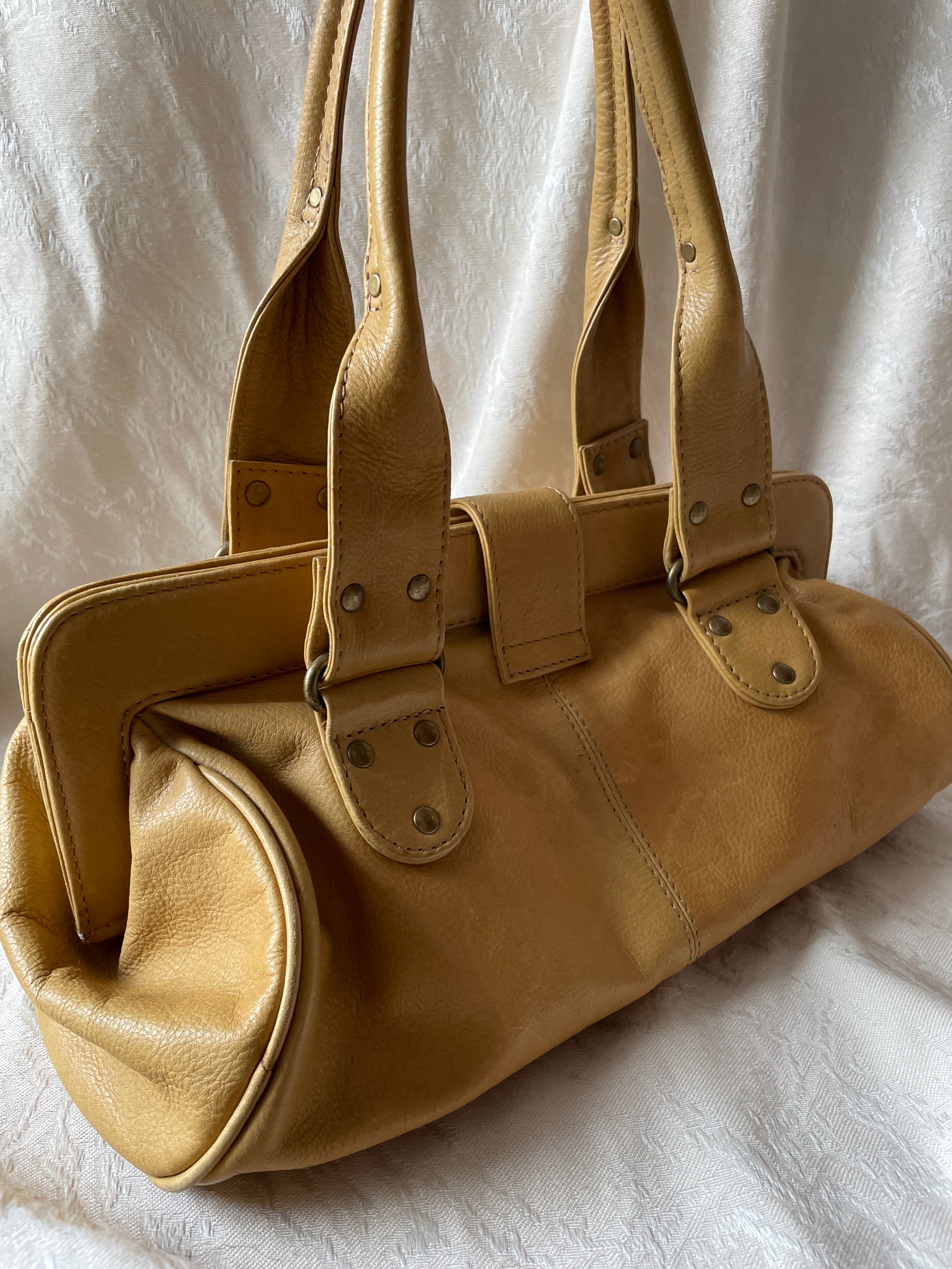 Italian vintage leather handbag