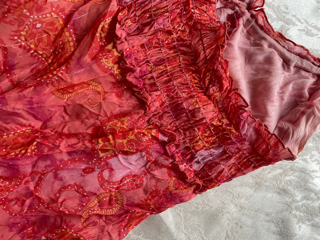 Sunset fairy halterneck dress