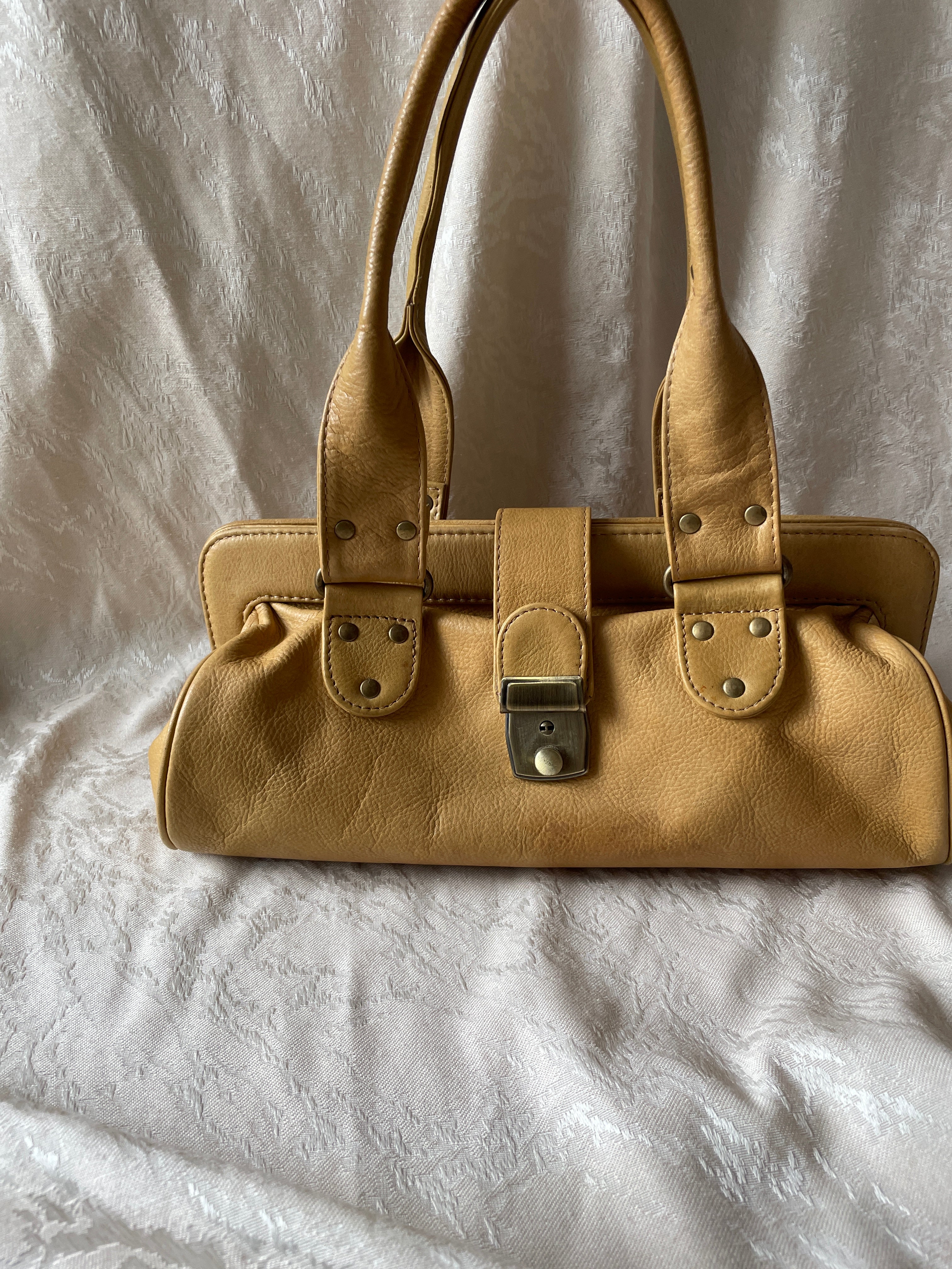 Italian vintage leather handbag