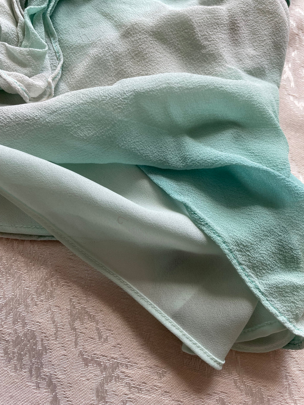 100% silk mermaid blue cami