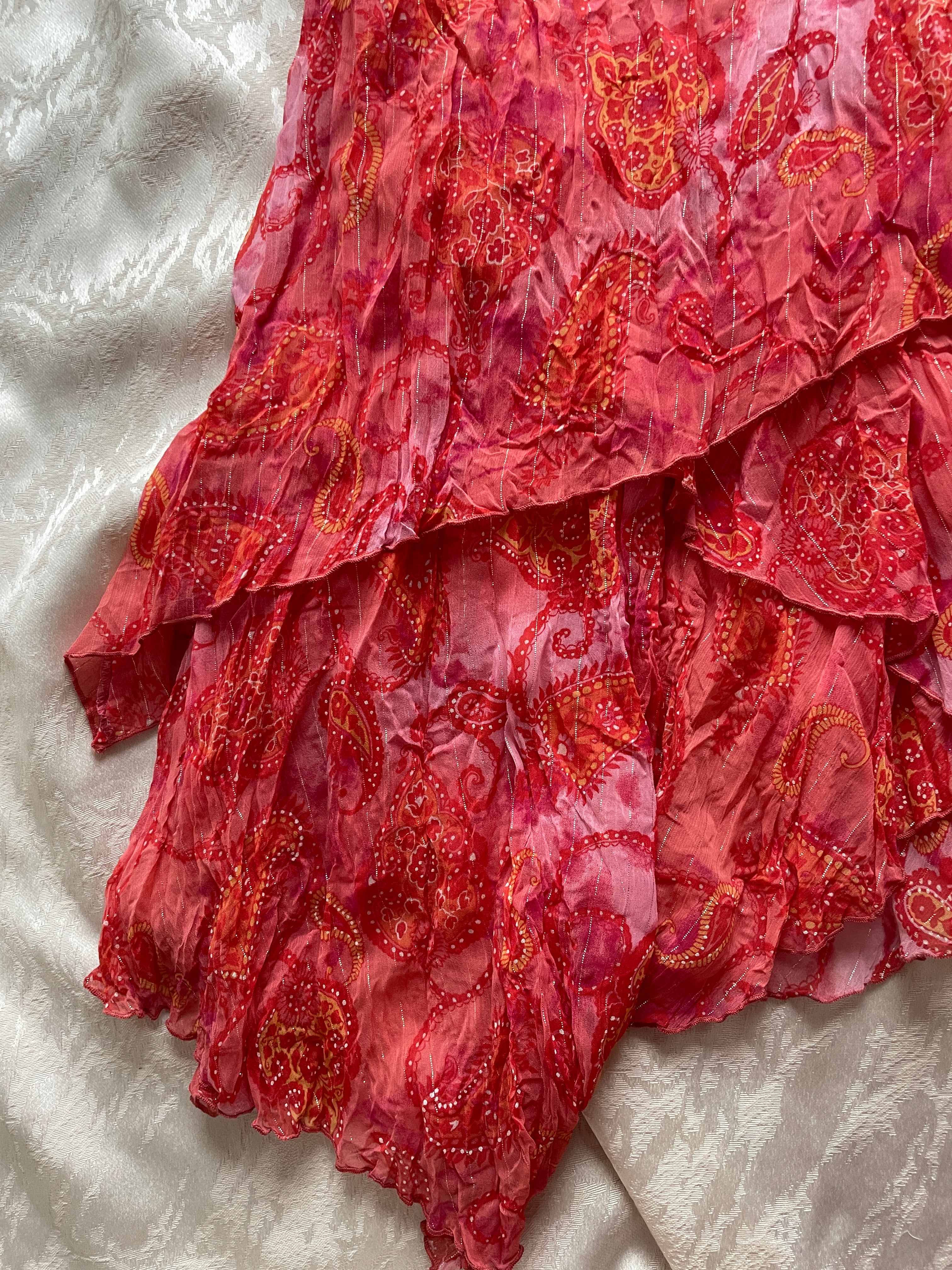 Sunset fairy halterneck dress