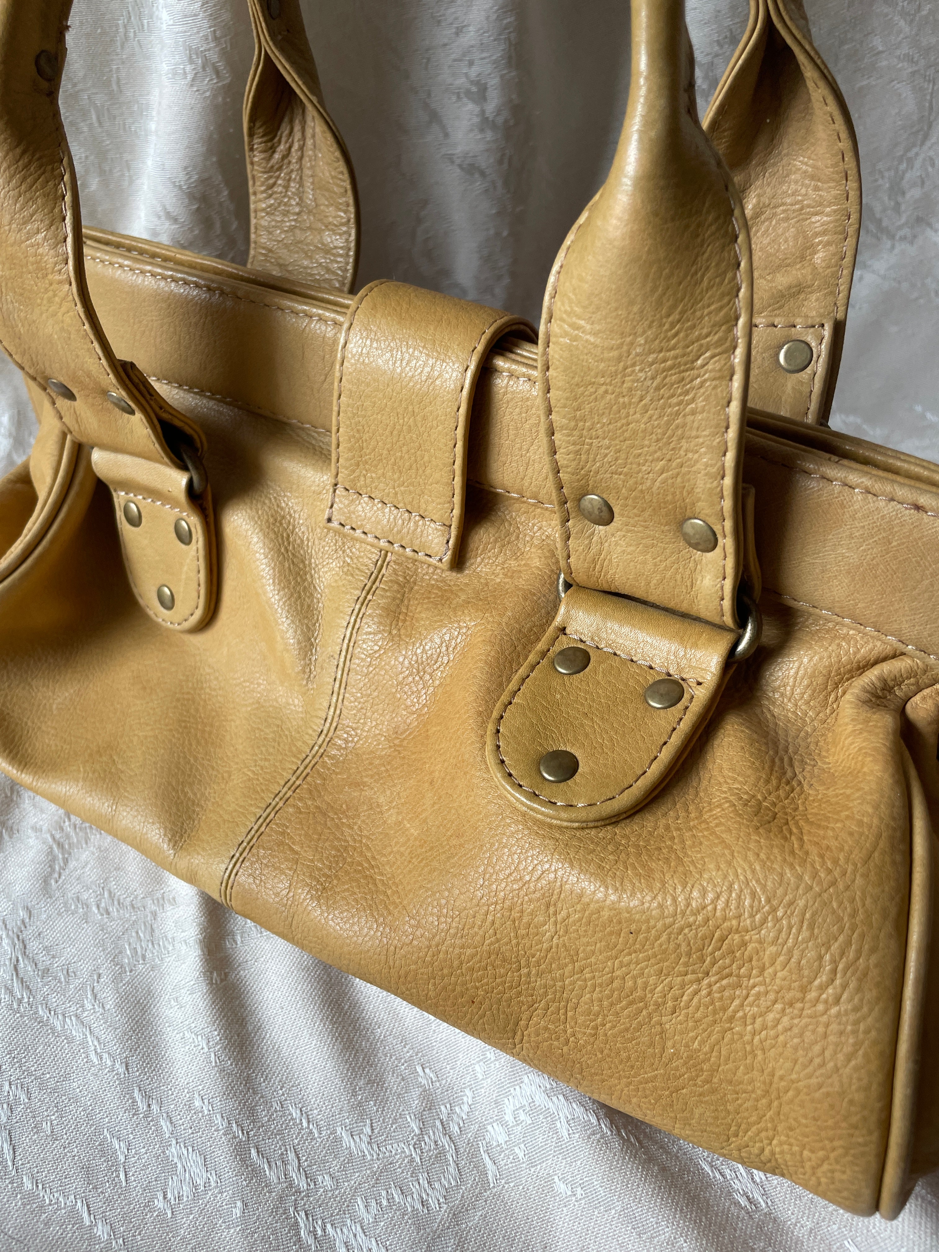 Italian vintage leather handbag
