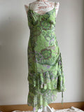 Fairy green paisley dress