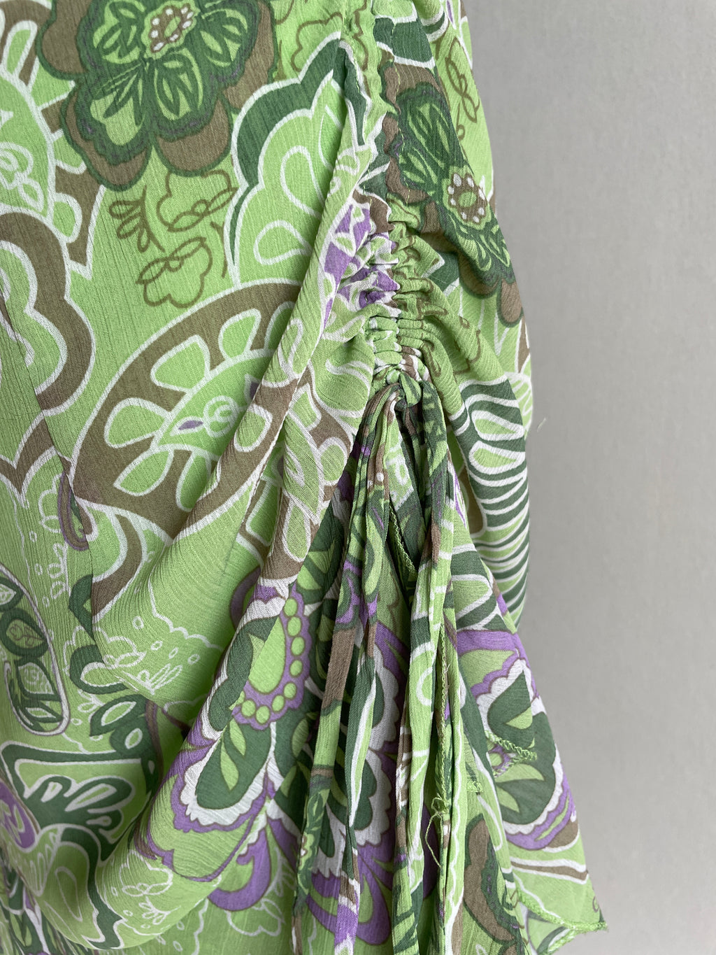 Fairy green paisley dress
