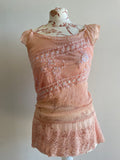 Vintage beaded fairy top