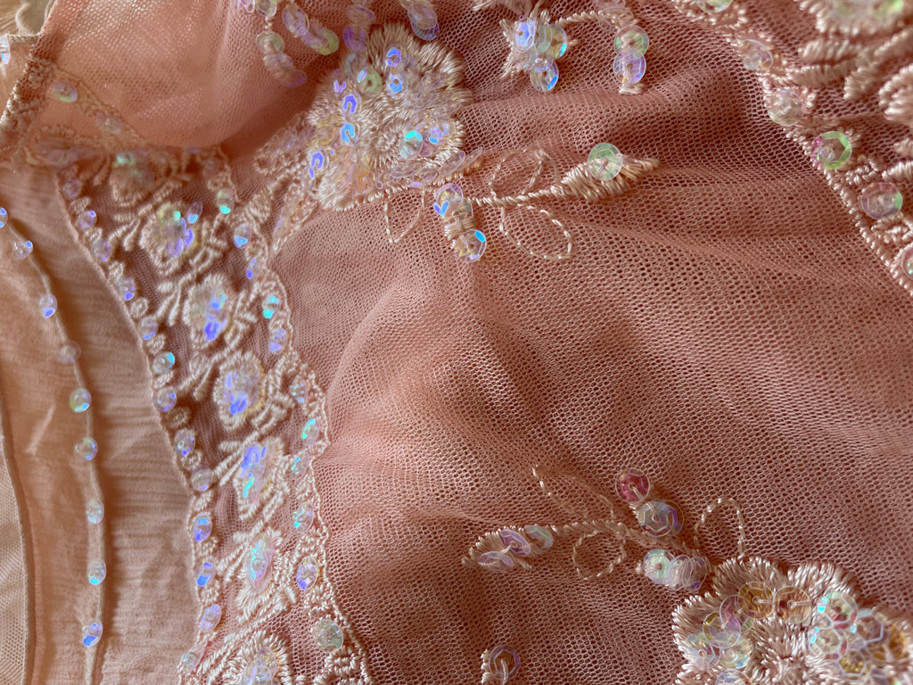 Vintage beaded fairy top