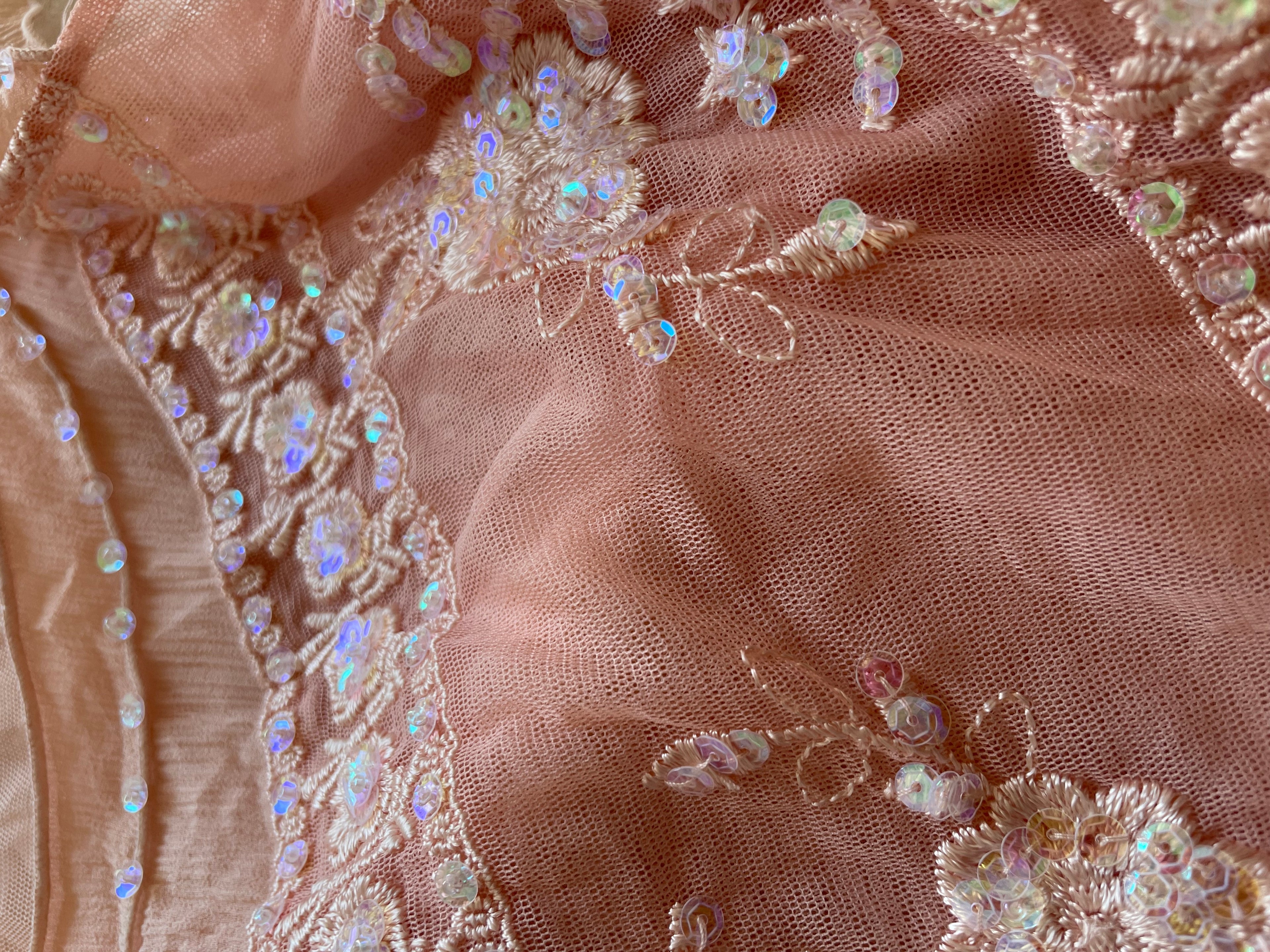 Vintage beaded fairy top