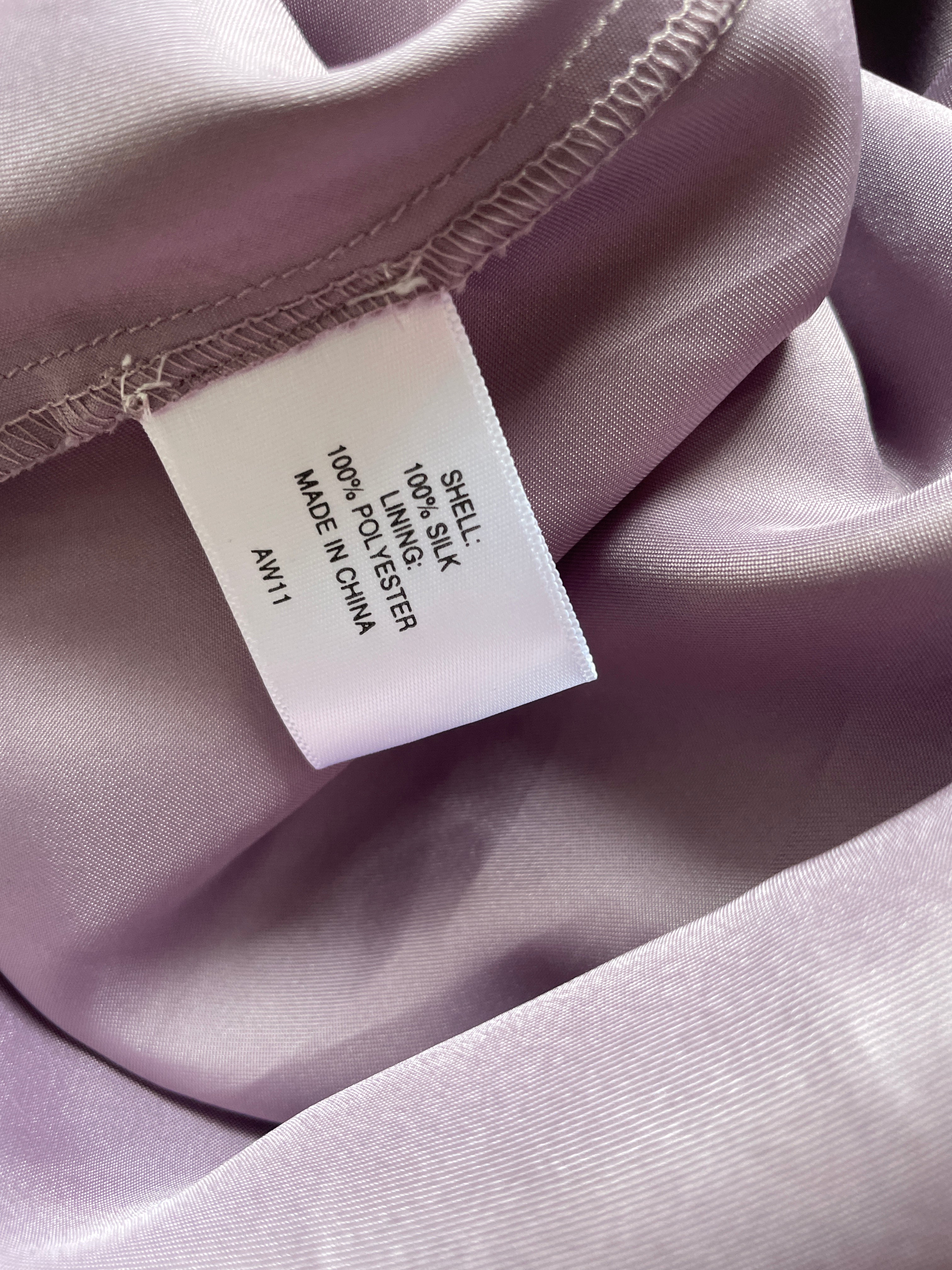 100% silk bias cut dress
