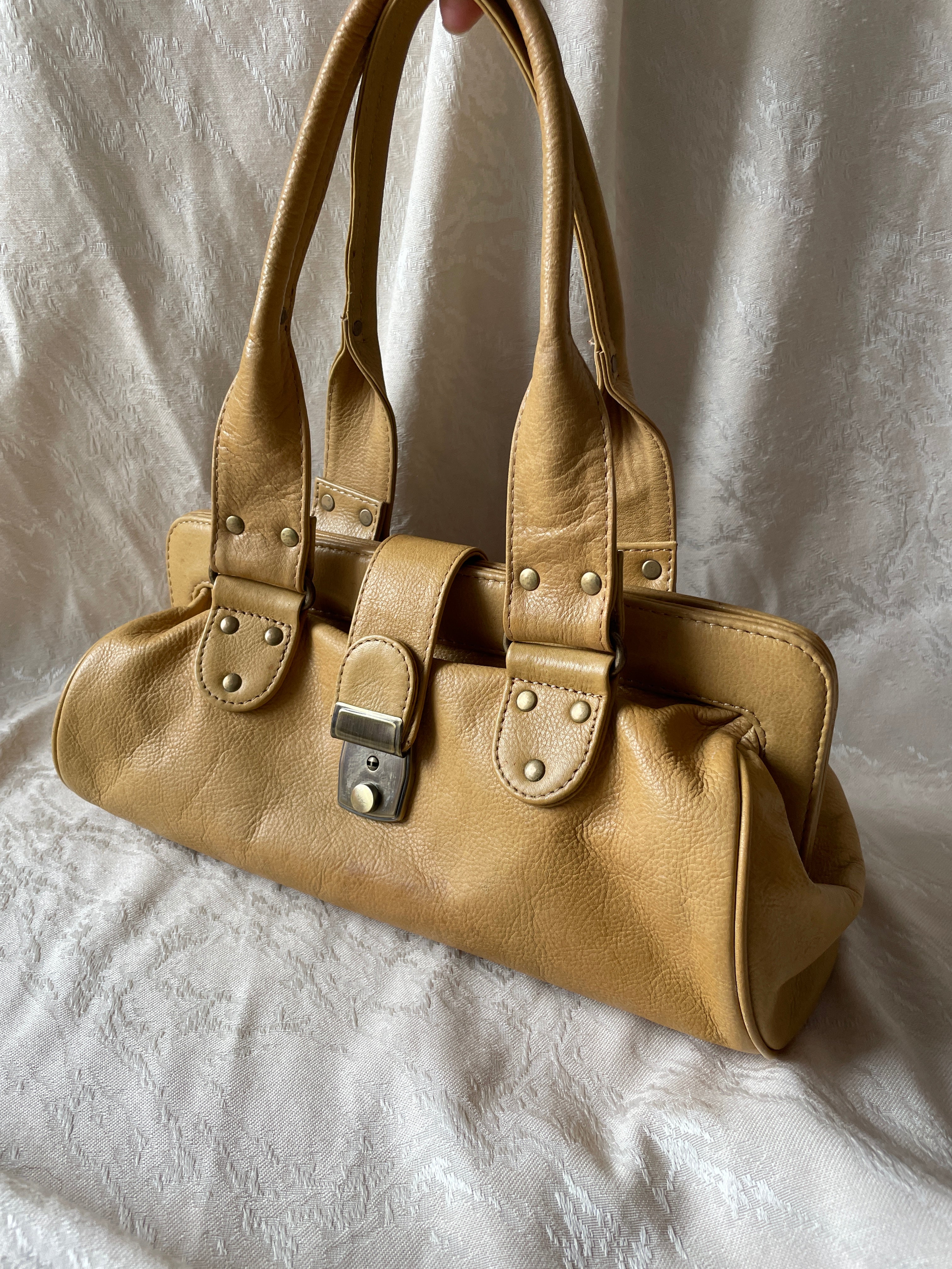 Italian vintage leather handbag