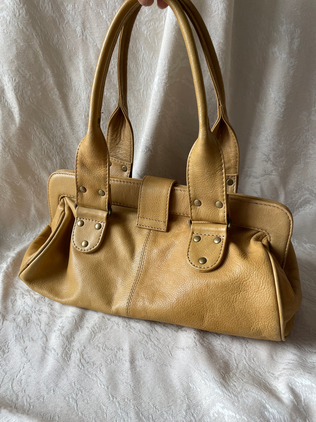 Italian vintage leather handbag