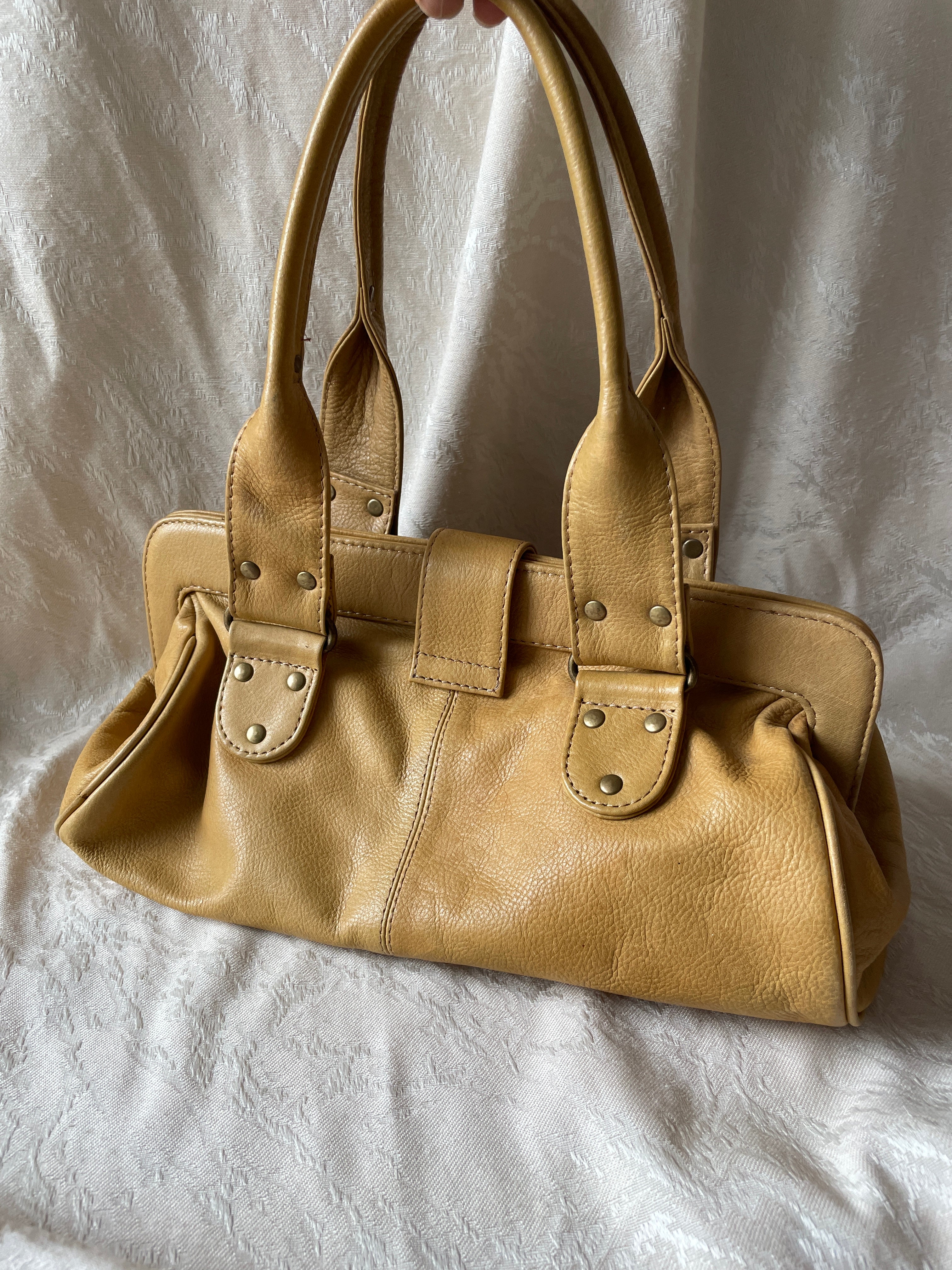 Italian vintage leather handbag