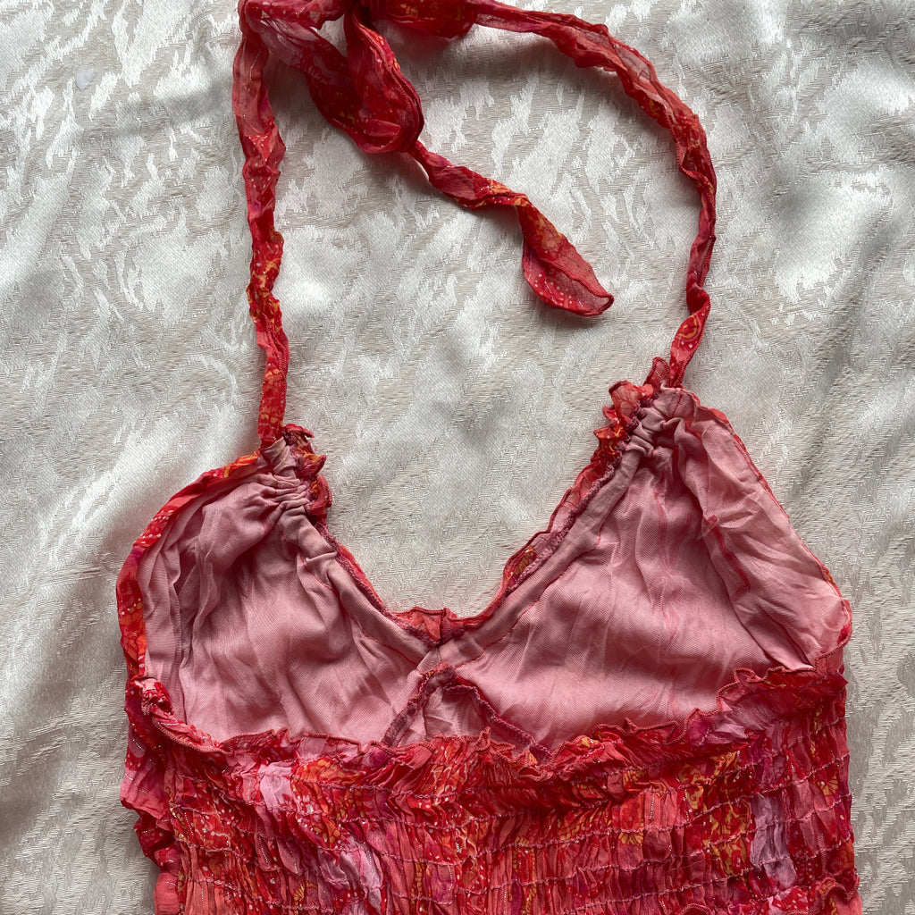 Sunset fairy halterneck dress