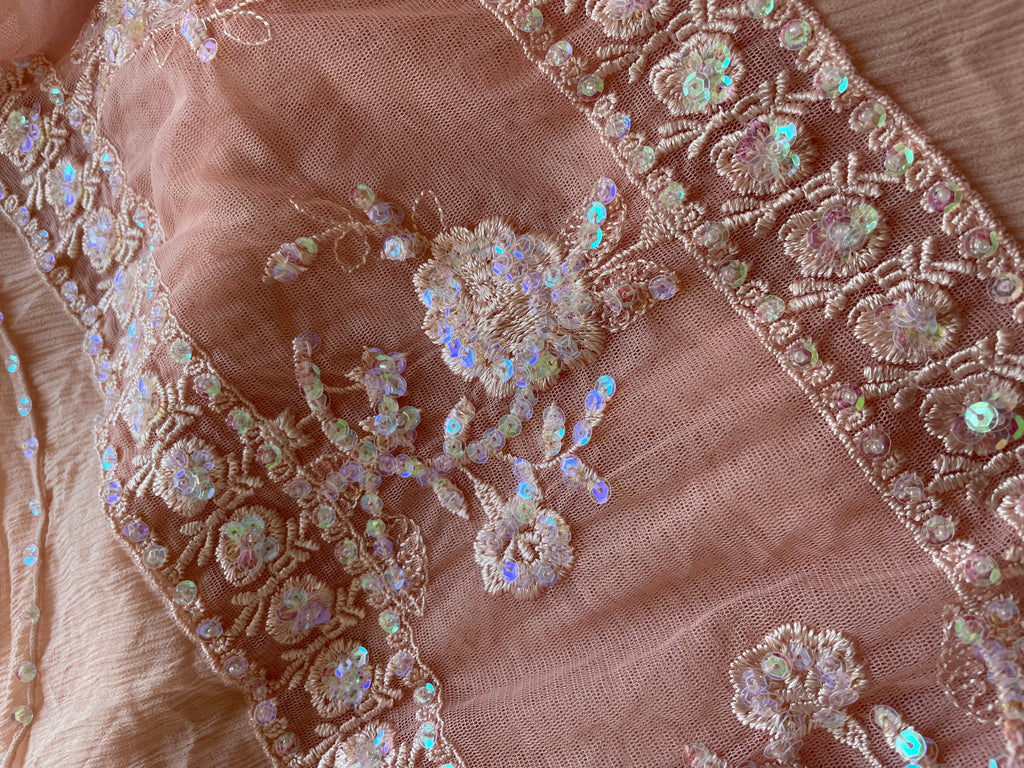 Vintage beaded fairy top